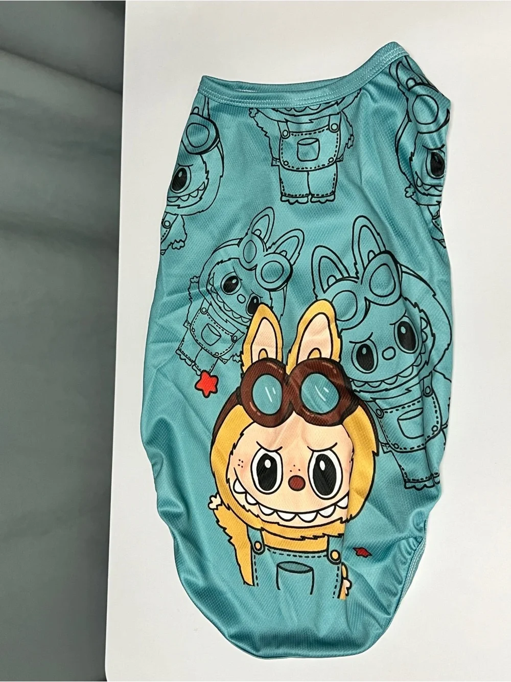 Labubu Cute Blue Dog Tank Top